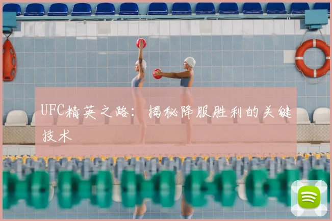 UFC精英之路：揭秘降服胜利的关键技术